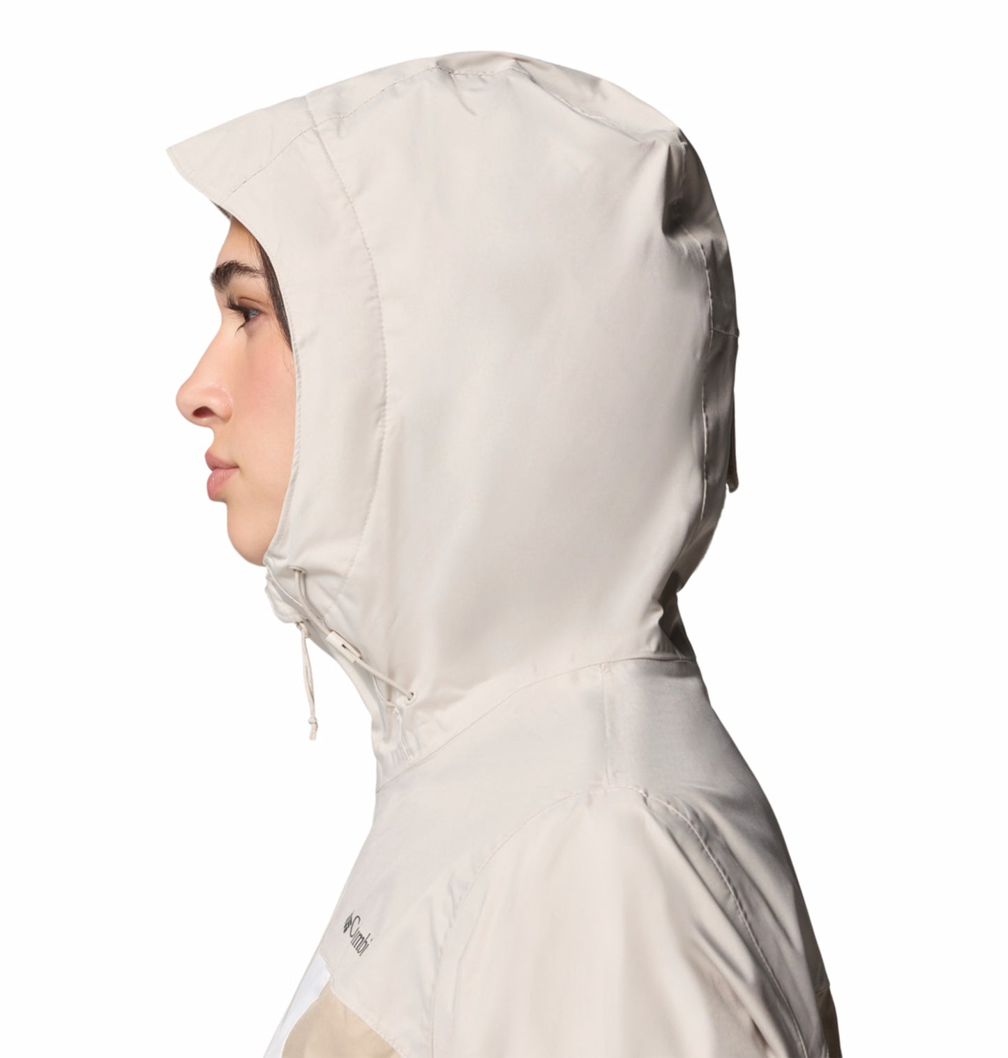 Columbia Women Omni-Tech Inner Limits IV Off-White Rain Jacket