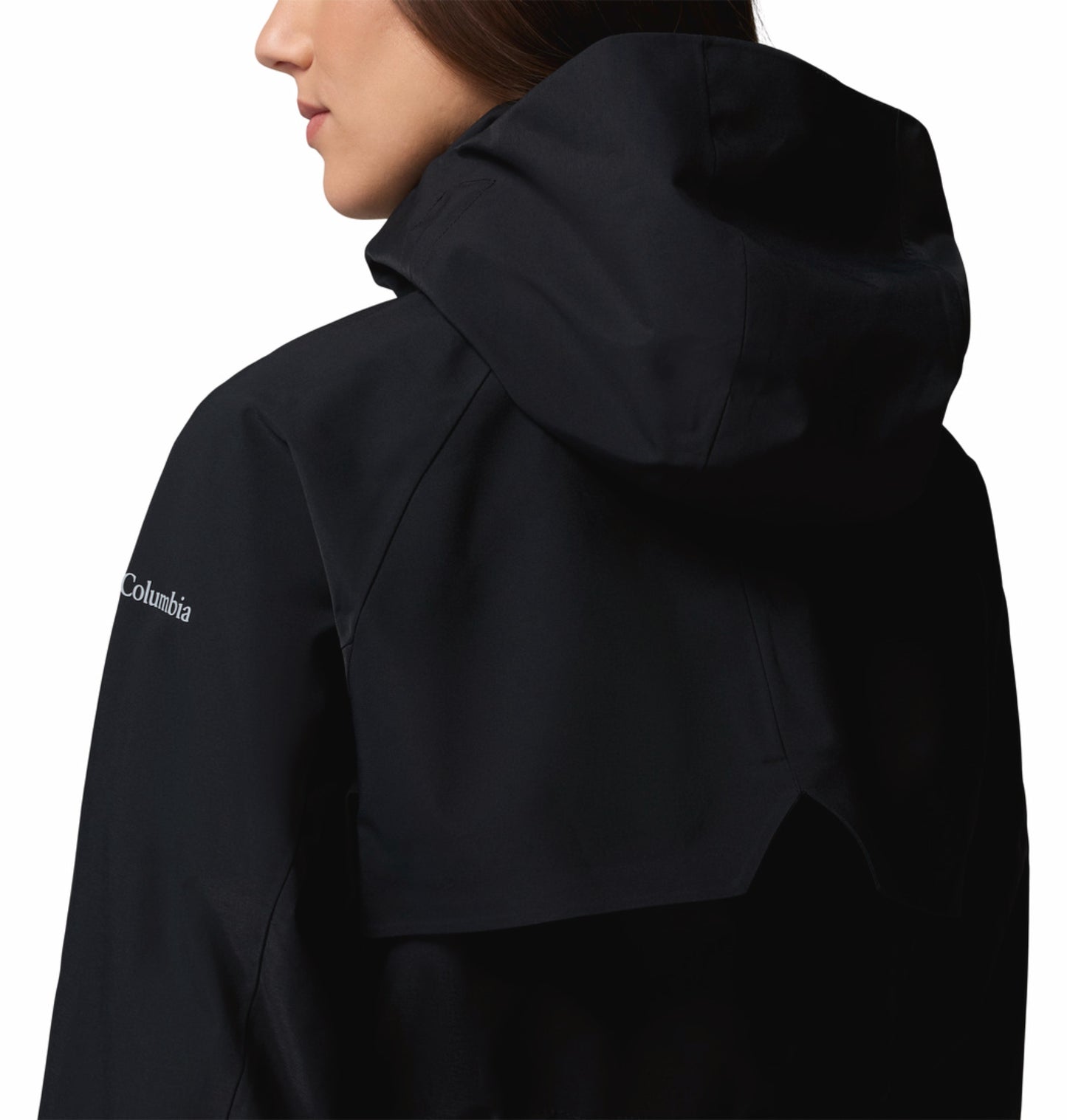 Columbia Women Black Omni-Tech AmazeTrench Rain Jacket