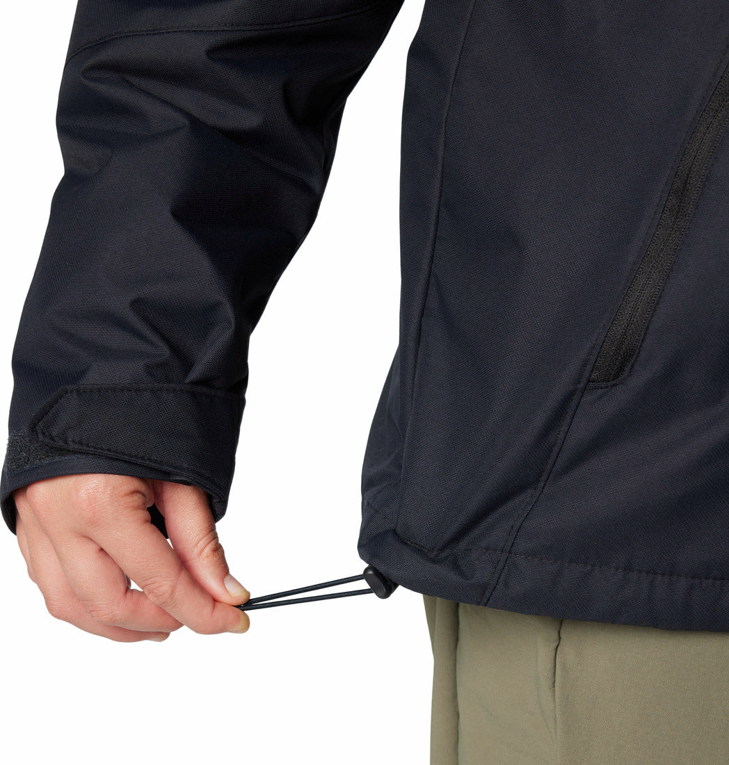 Columbia Women Black Bugaboo III Fleece Interchange Jacket (Plus Size)