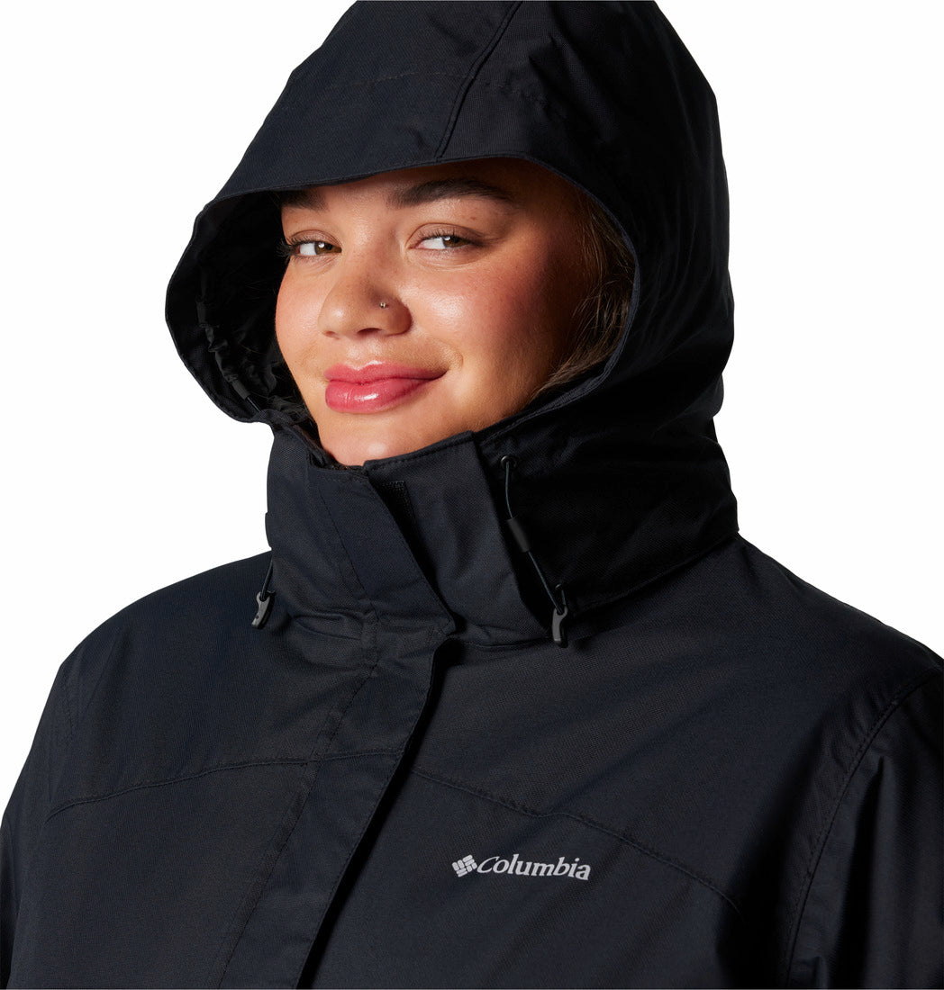 Columbia Women Black Bugaboo III Fleece Interchange Jacket (Plus Size)