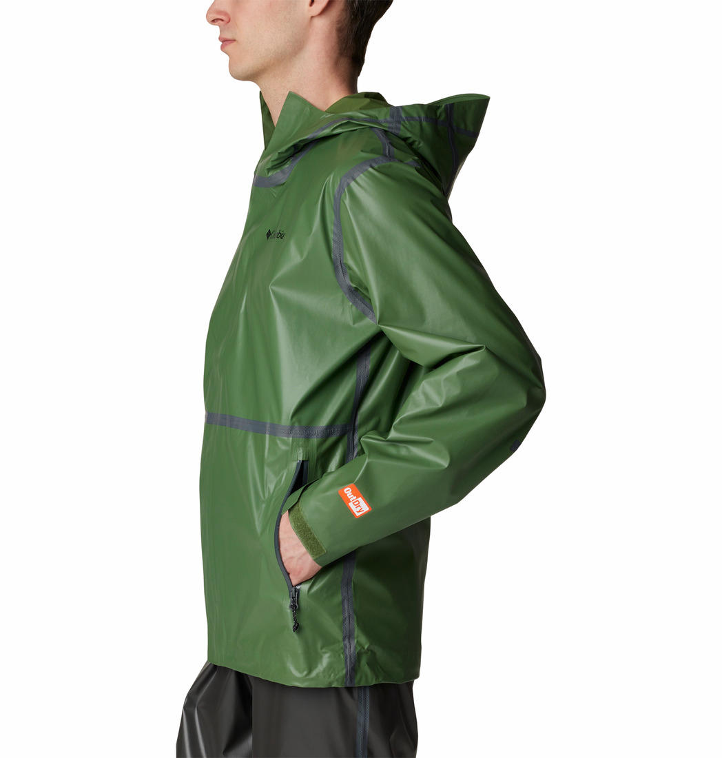Columbia Men Green Columbia Men Outdry Extreme Hikelite Shell Jacket