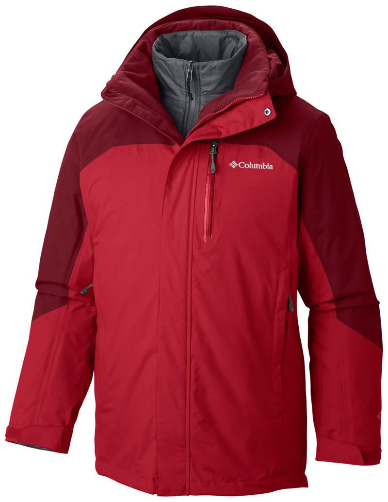 Columbia Men Red Lhotse II Interchange Jacket