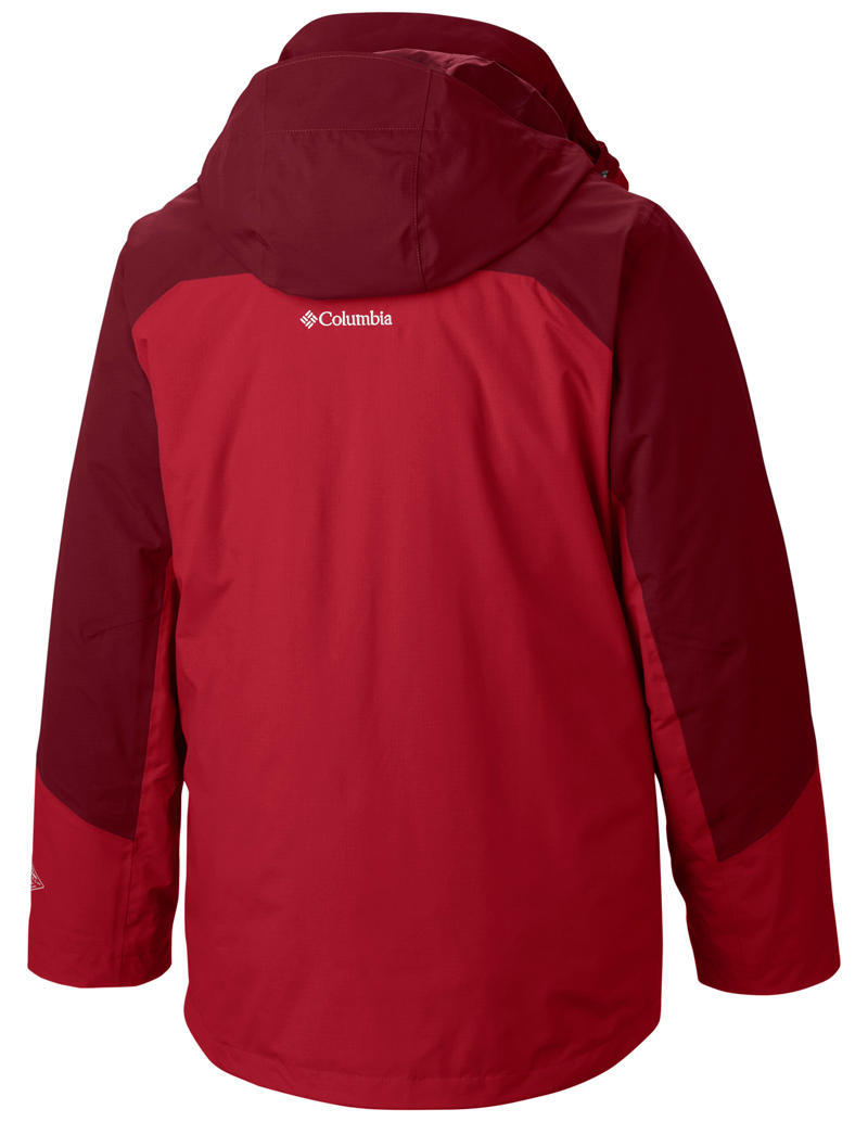 Columbia Men Red Lhotse II Interchange Jacket