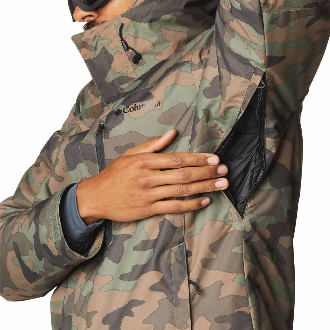 Columbia Men Green Whirlibird IV Interchange Jacket