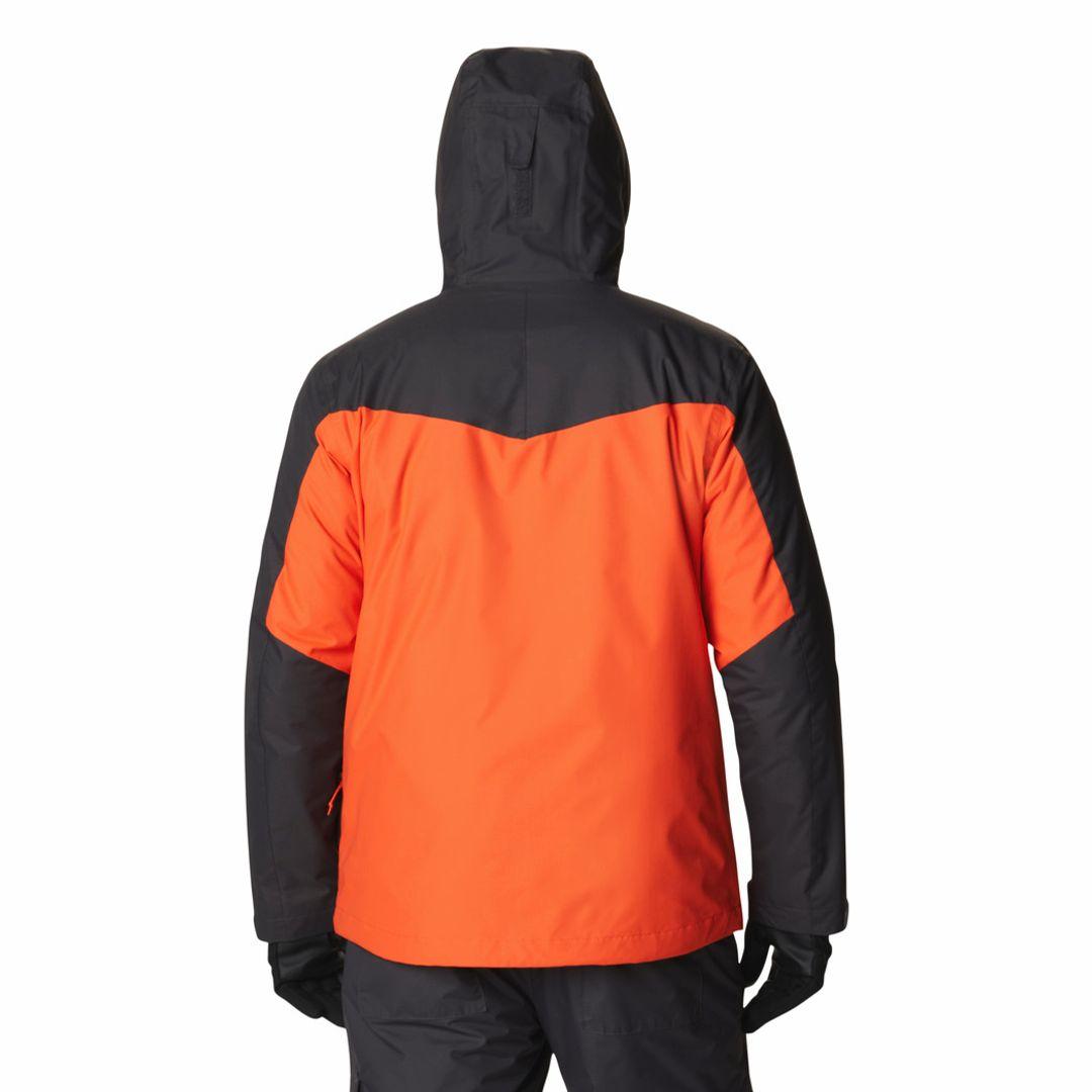 Columbia Men Orange Omni-Heat Reflective Whirlibird IV Hooded Interchange Jacket