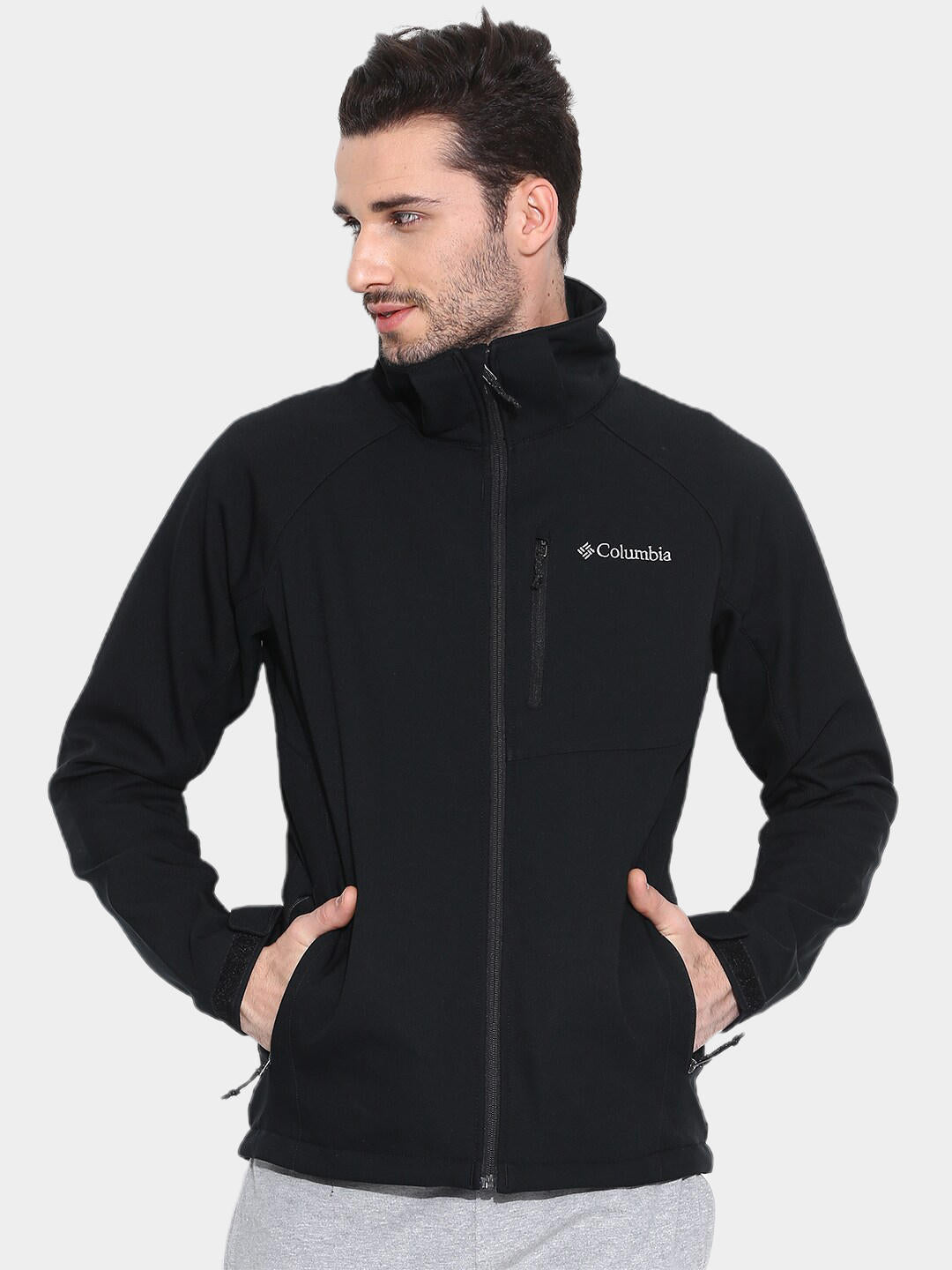 Columbia Men Black Cascade Ridge II Soft Shell Jacket