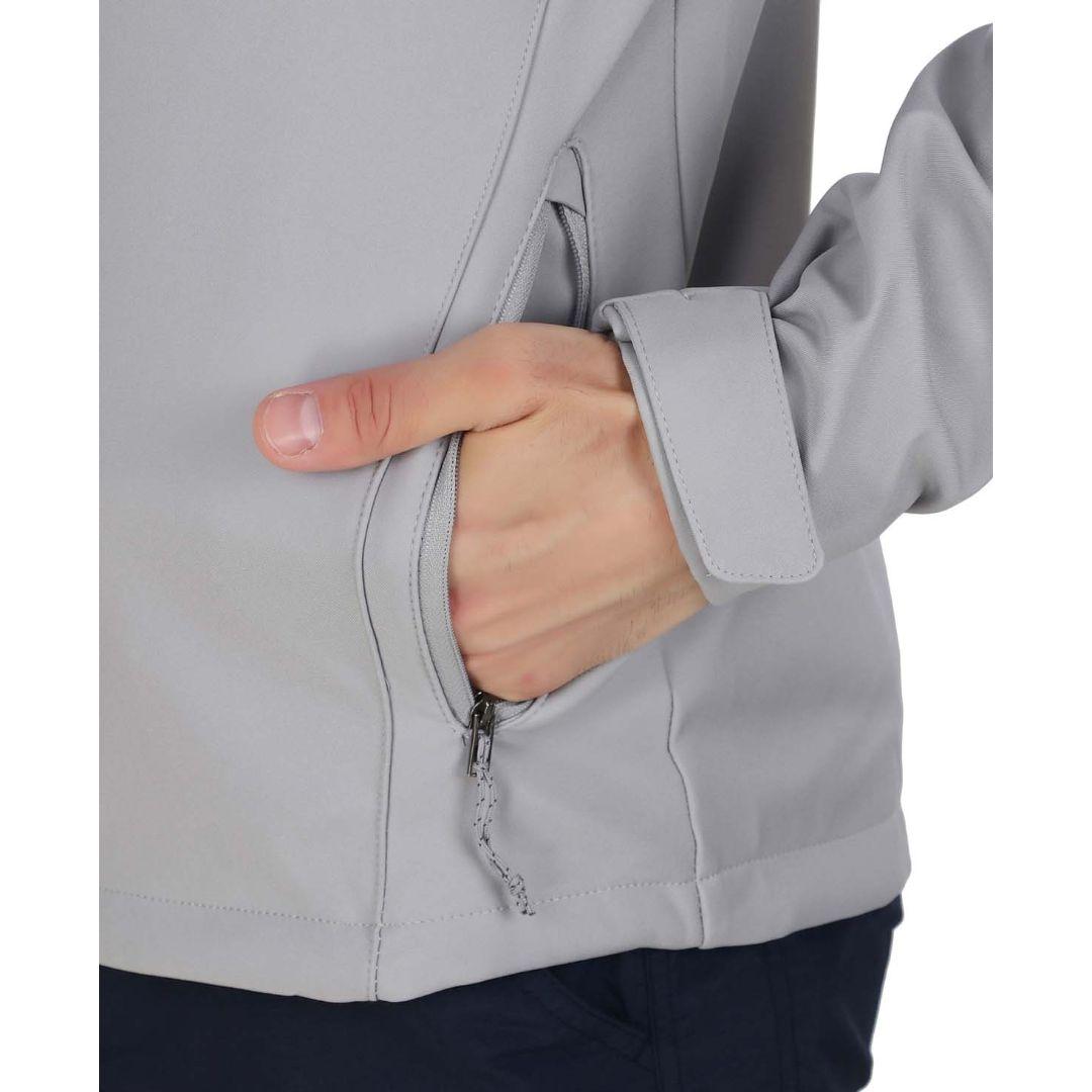 Columbia Men Grey Cascade Ridge II Soft Shell Jacket