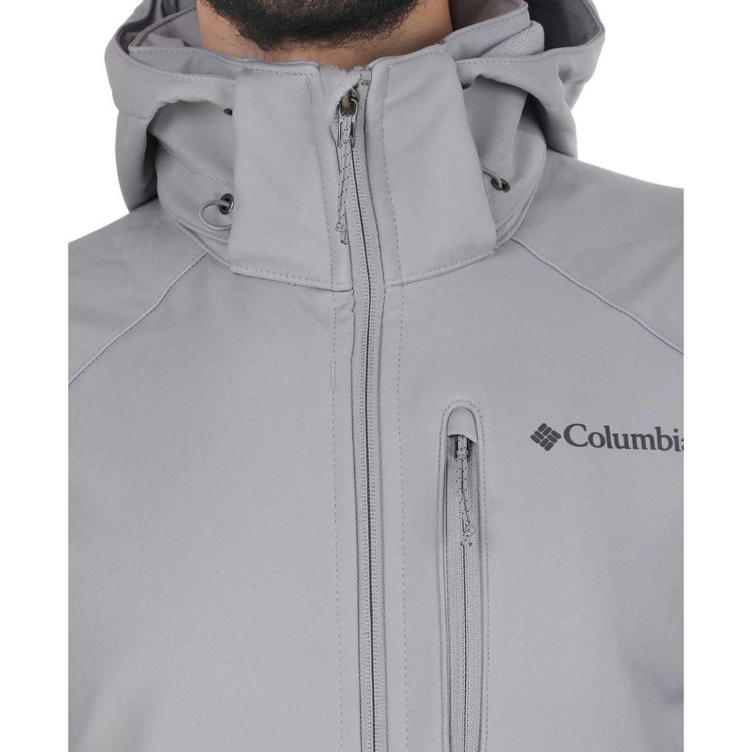 Columbia Men Grey Cascade Ridge II Soft Shell Jacket