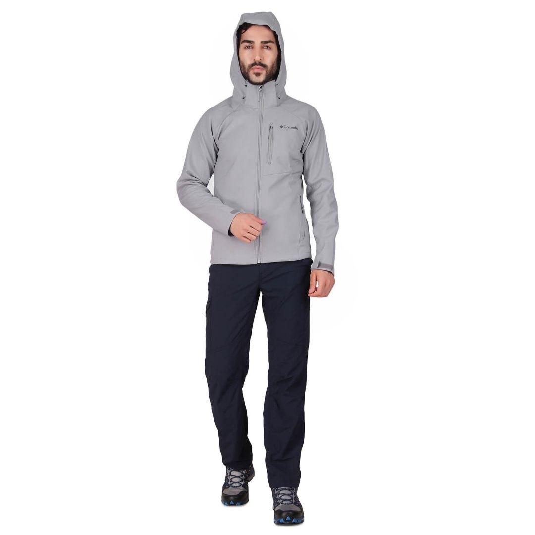 Columbia Men Grey Cascade Ridge II Soft Shell Jacket