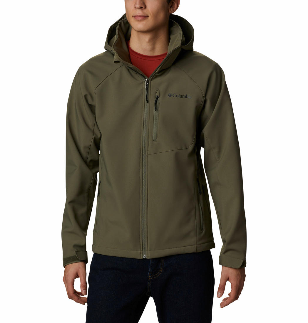 Columbia Men Green Cascade Ridge II Soft Shell Jacket