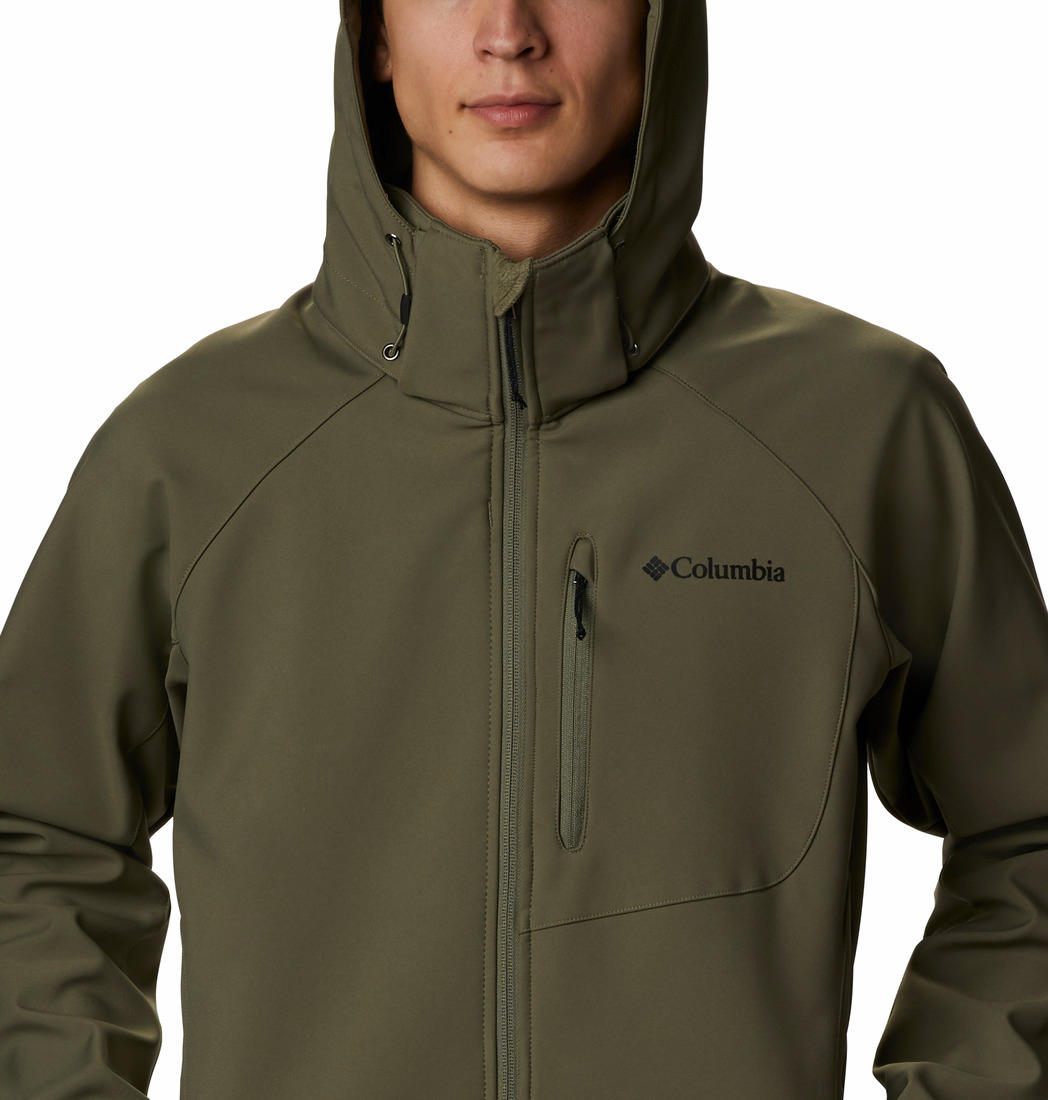 Columbia Men Green Cascade Ridge II Soft Shell Jacket