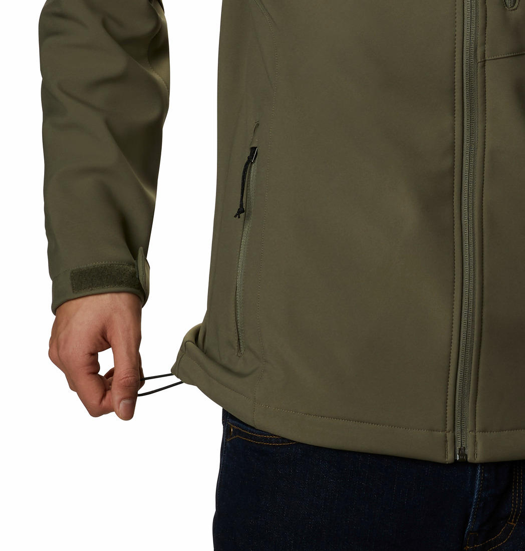 Columbia Men Green Cascade Ridge II Soft Shell Jacket