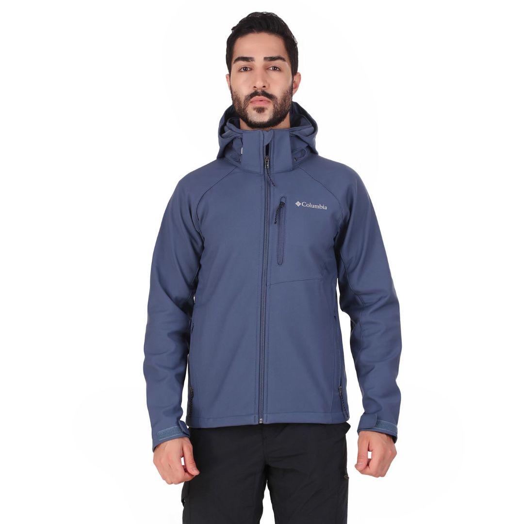 Columbia Men Navy Blue Cascade Ridge II Soft Shell Jacket