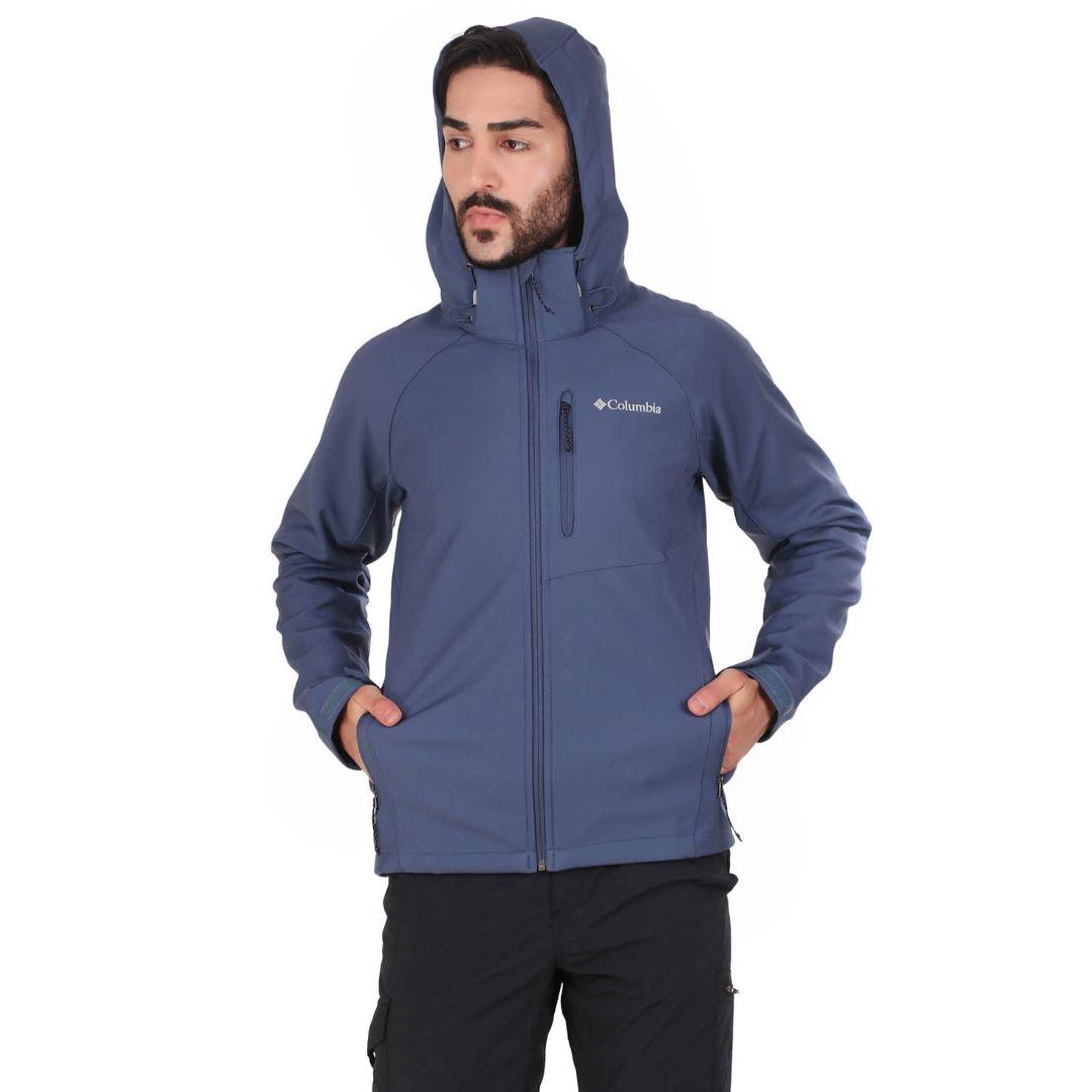 Columbia Men Navy Blue Cascade Ridge II Soft Shell Jacket