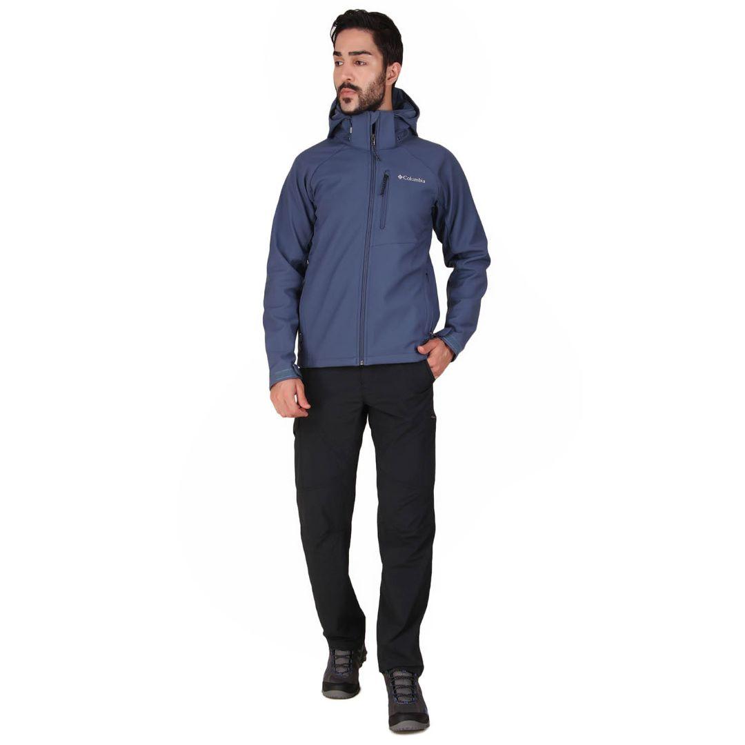 Columbia Men Navy Blue Cascade Ridge II Soft Shell Jacket