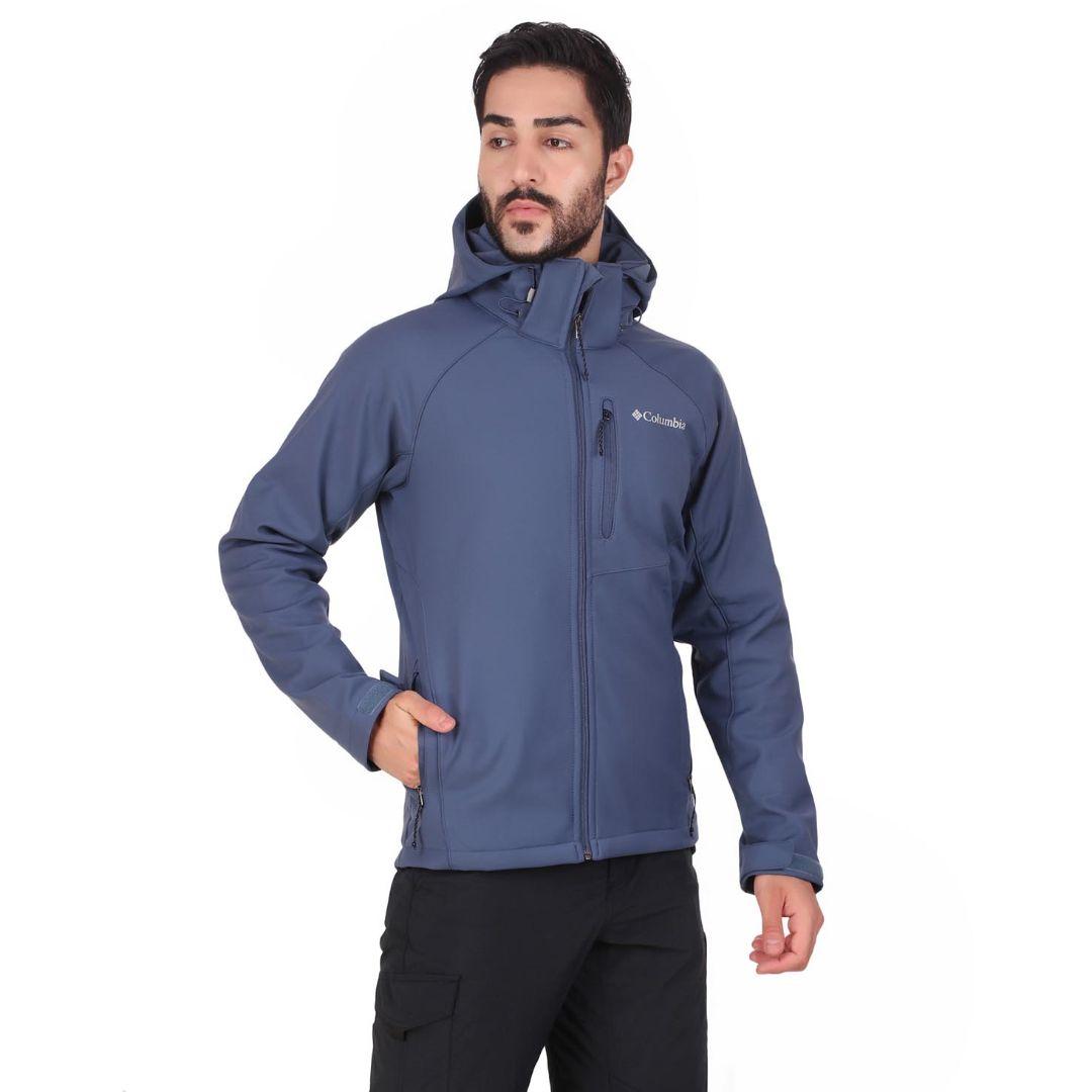Columbia Men Navy Blue Cascade Ridge II Soft Shell Jacket