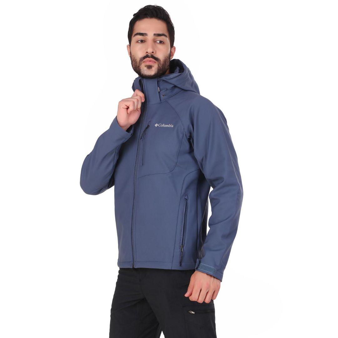 Columbia Men Navy Blue Cascade Ridge II Soft Shell Jacket
