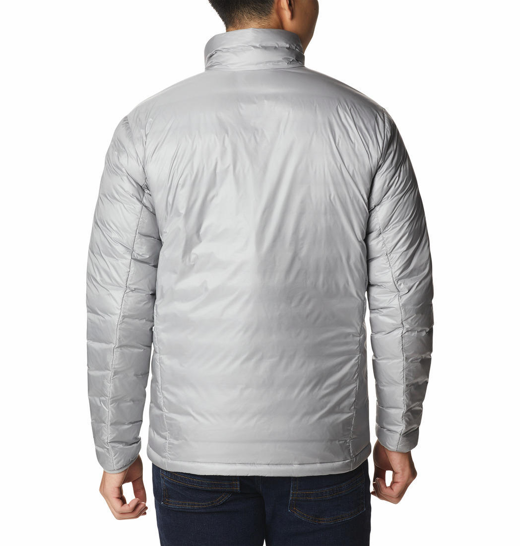 Columbia Men Grey Infinity Summit Double Wall Down Jacket