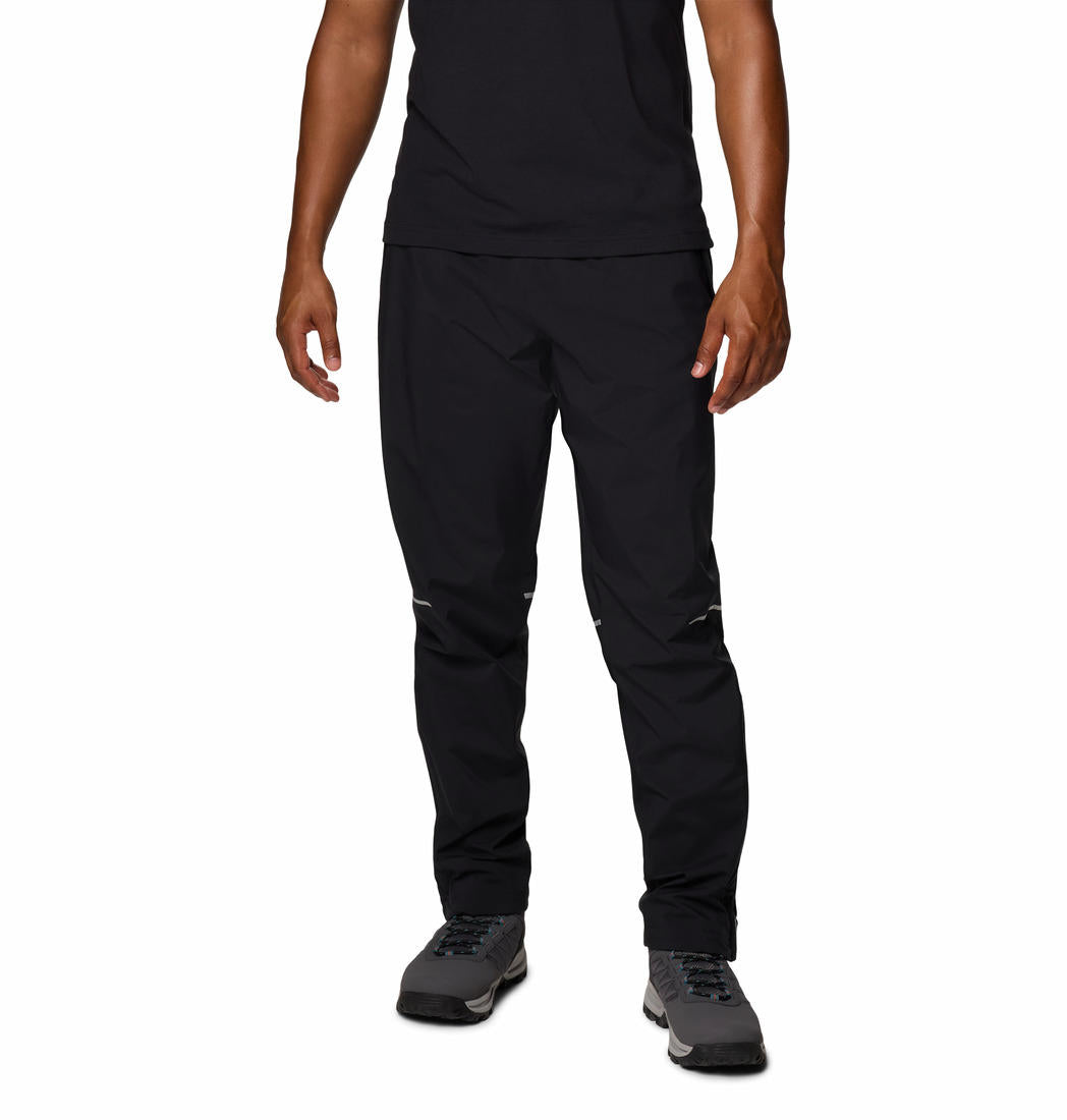 Columbia Men Black Hazy Trail II Rain Pant