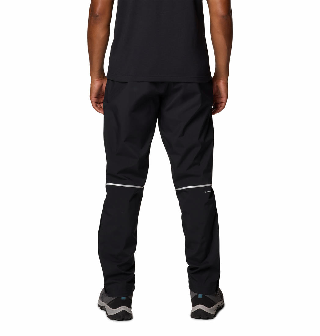 Columbia Men Black Hazy Trail II Rain Pant