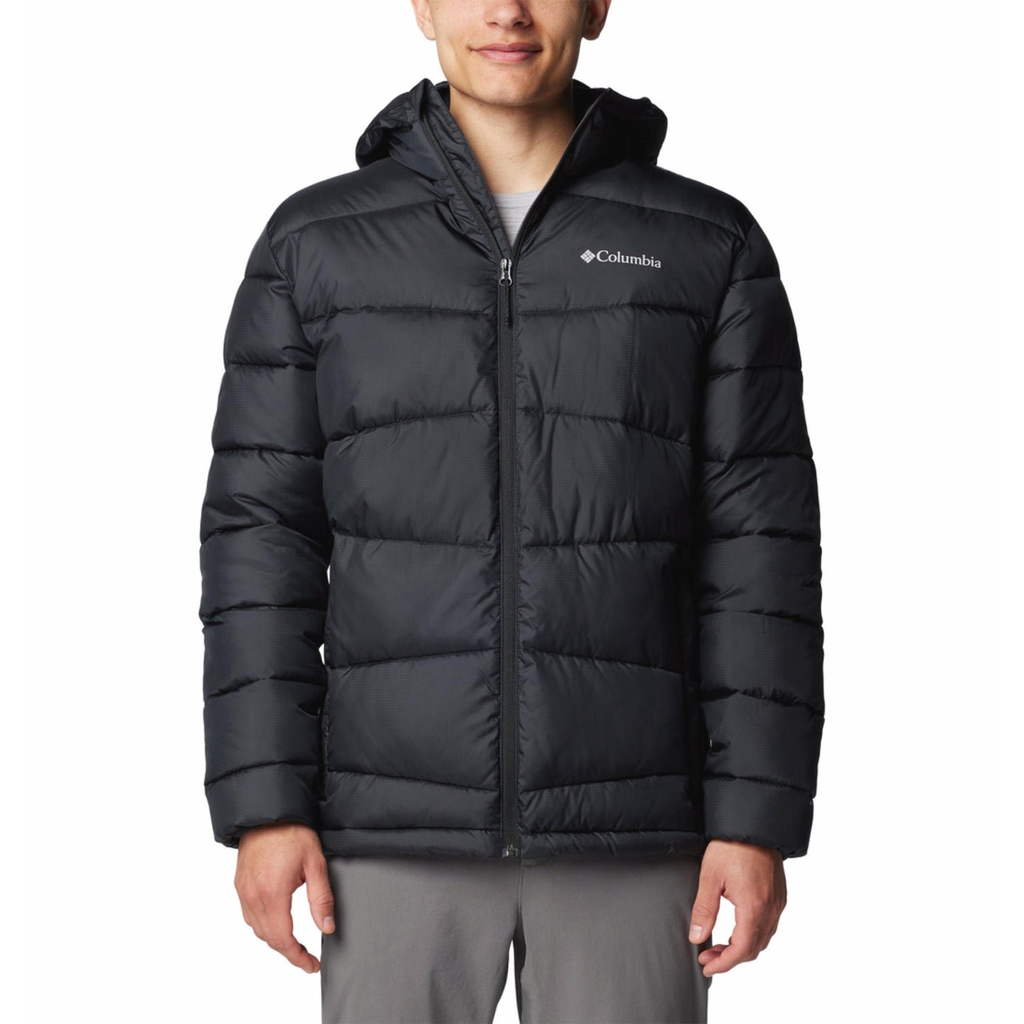 Columbia Men Black Fivemile Butte II Hooded Jacket