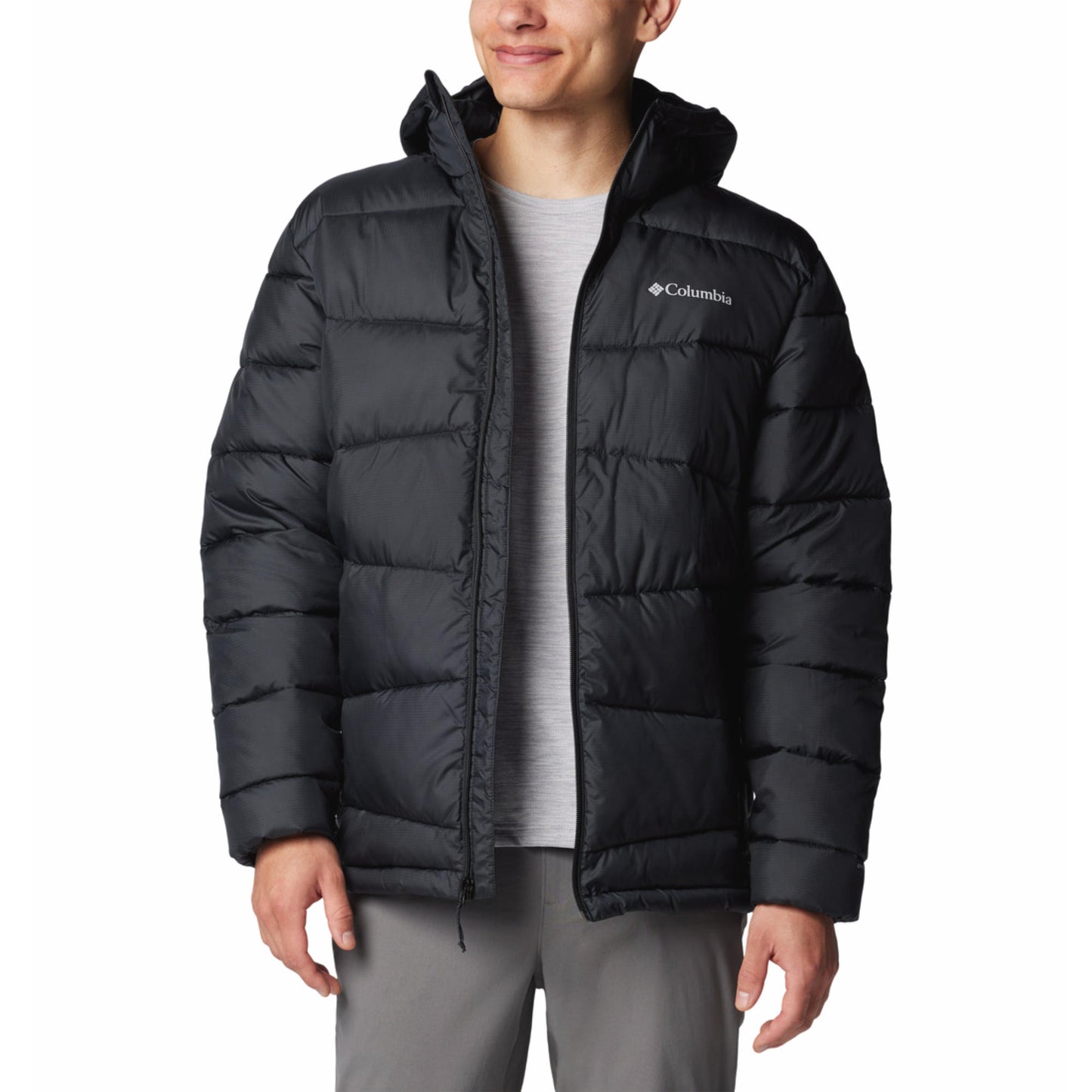 Columbia Men Black Fivemile Butte II Hooded Jacket