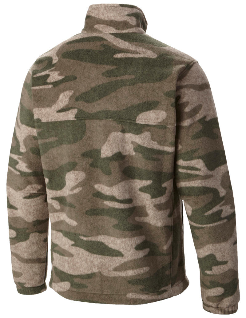 Columbia Men Green Steens Mountain  Printed Jacket