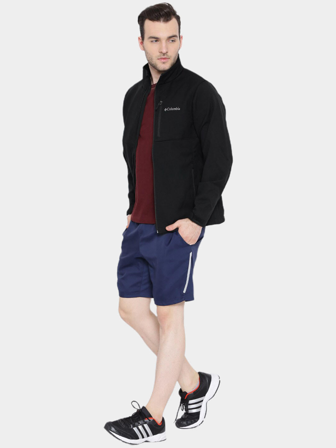 Columbia Men Black Ascender Soft Shell Jacket