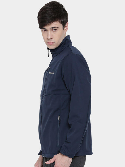 Columbia Men Navy Blue Ascender Soft Shell Jacket