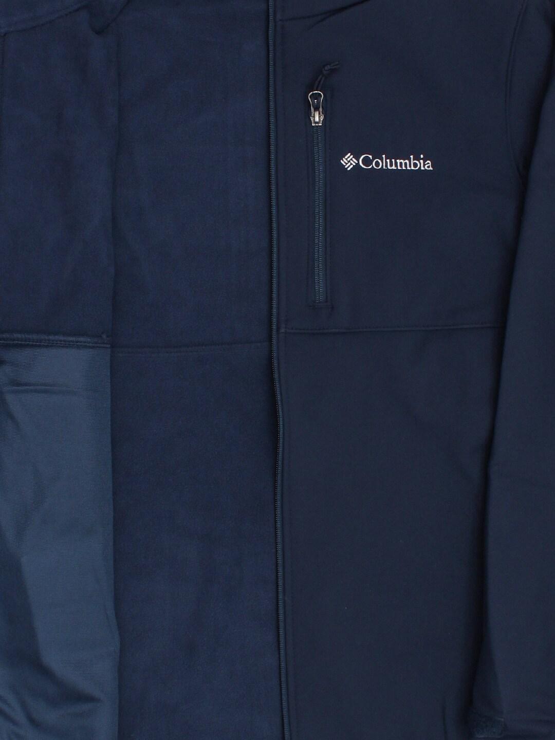Columbia Men Navy Blue Ascender Soft Shell Jacket