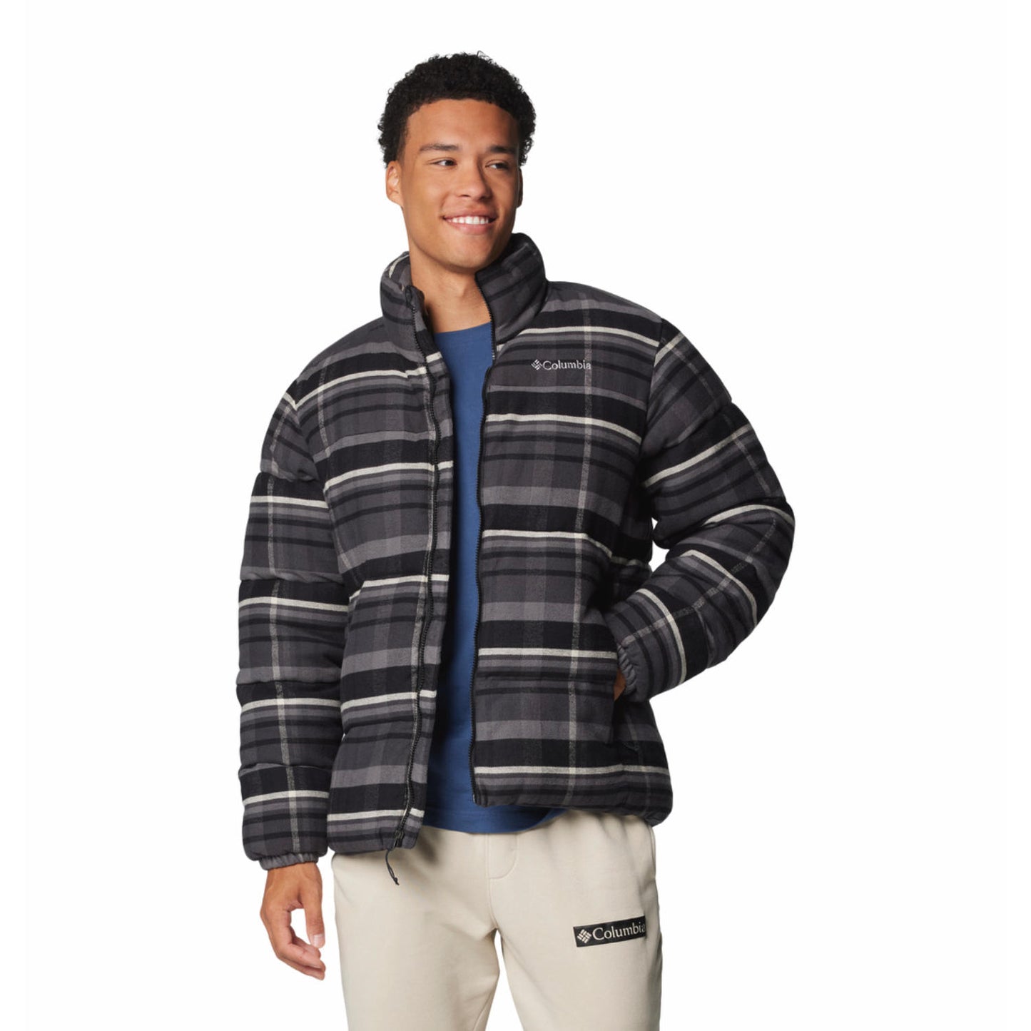 Columbia Men Black Puffect Novelty Down Jacket