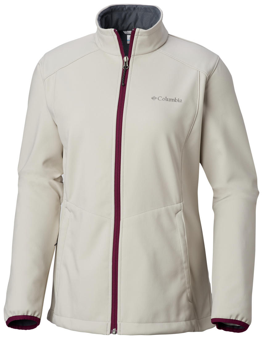 Columbia Women White Kruser Ridge II Soft Shell Jacket