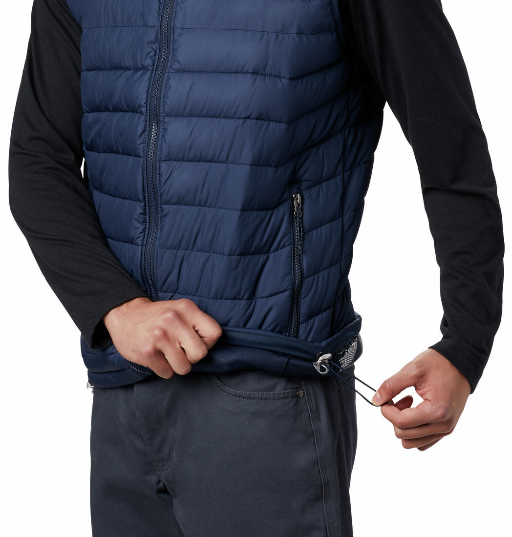 Columbia Men Blue Powder Lite Vest
