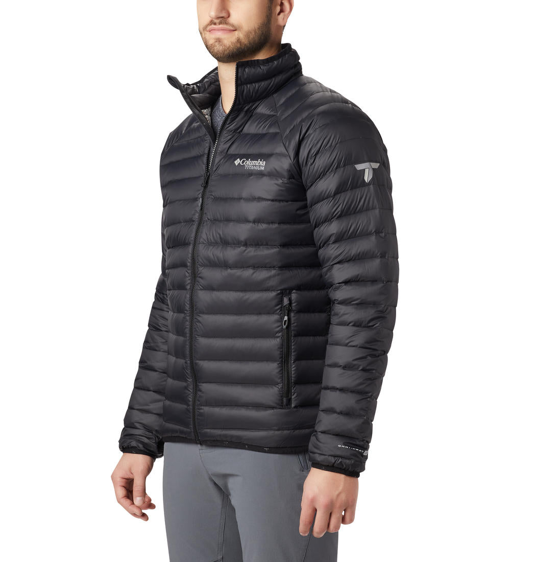 Columbia Men Black Alpha Trail Down Jacket
