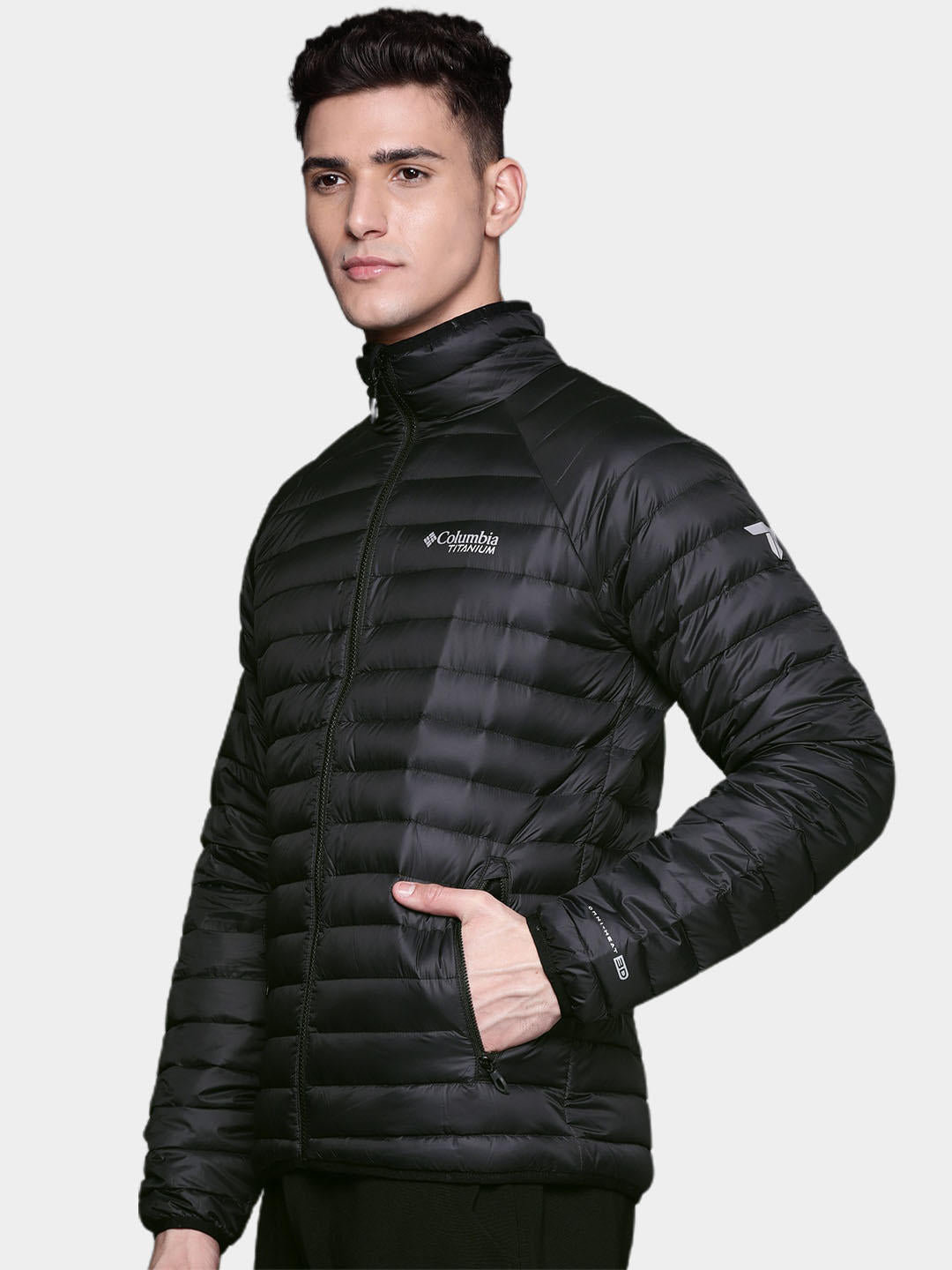 Columbia Men Black Alpha Trail Down Jacket