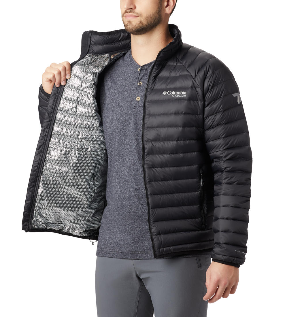 Columbia Men Black Alpha Trail Down Jacket