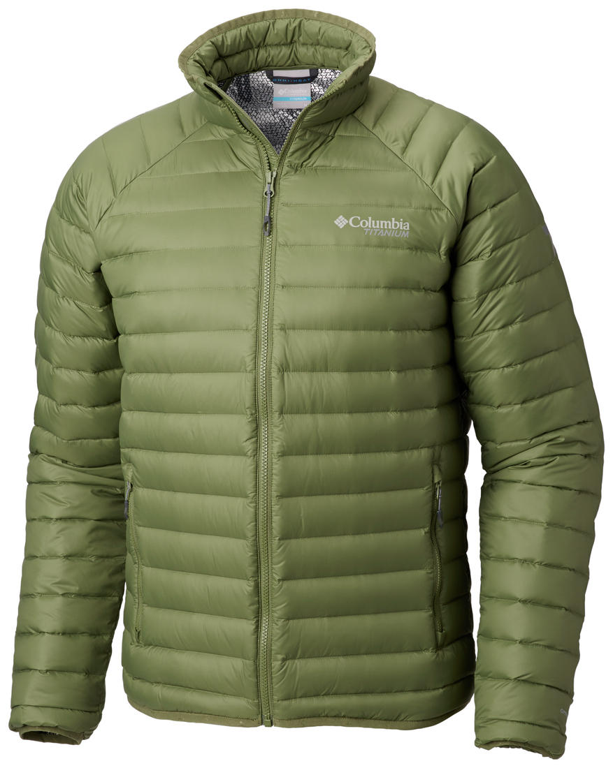 Columbia Men Green Alpha Trail Down Jacket