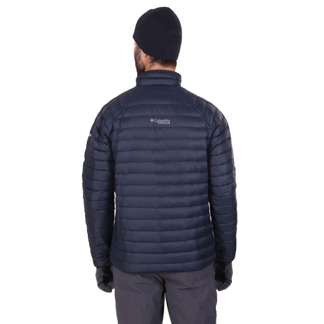 Columbia Men Navy Blue Alpha Trail Down Jacket