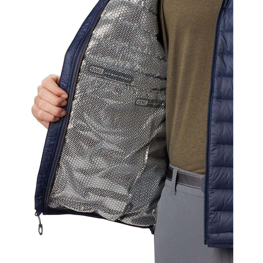 Columbia Men Navy Blue Alpha Trail Down Jacket