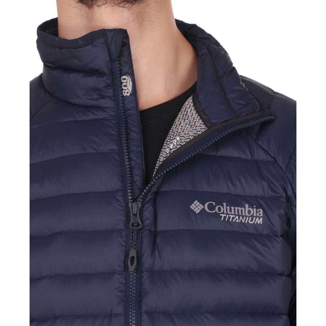 Columbia Men Navy Blue Alpha Trail Down Jacket