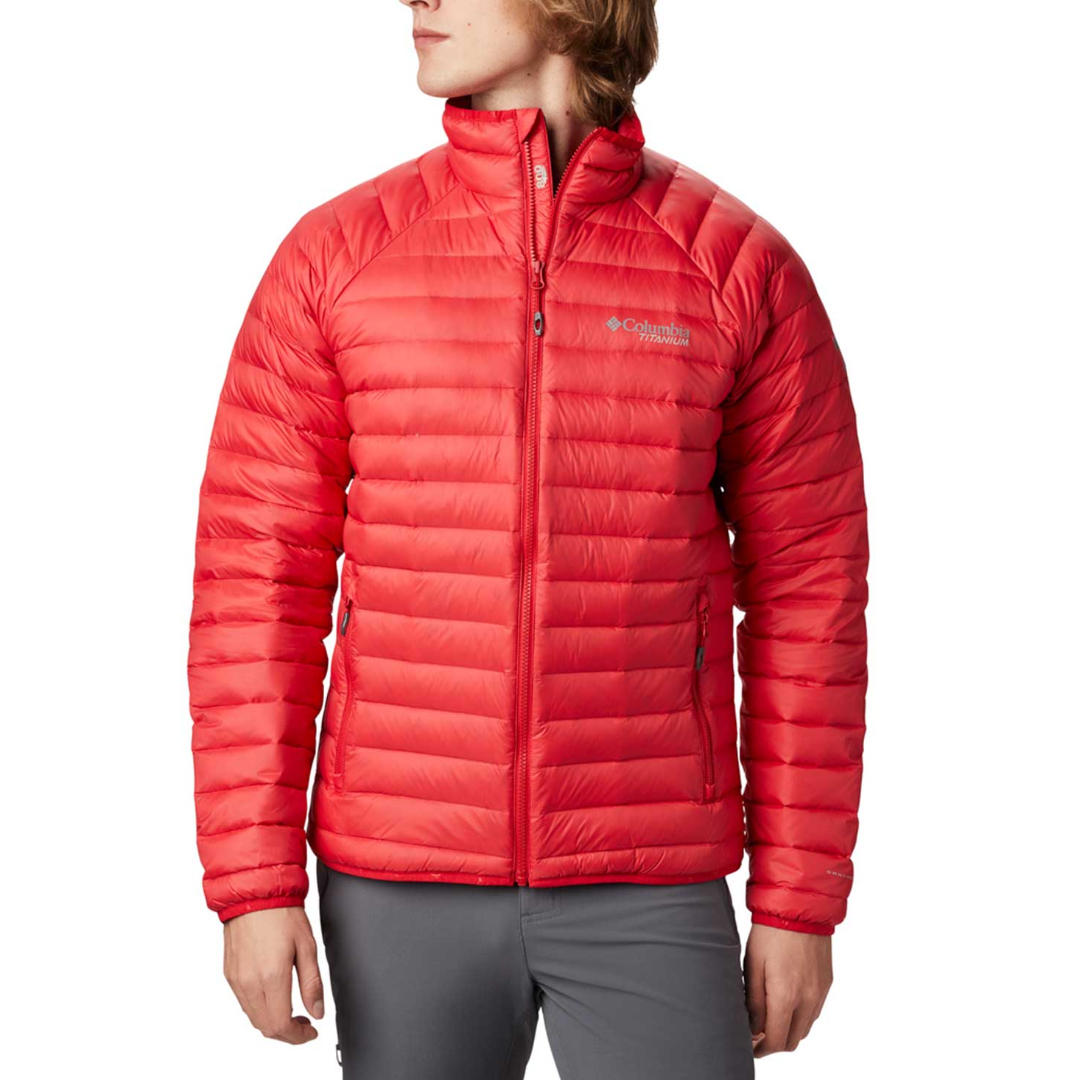 Columbia Men Red Alpha Trail Down Jacket