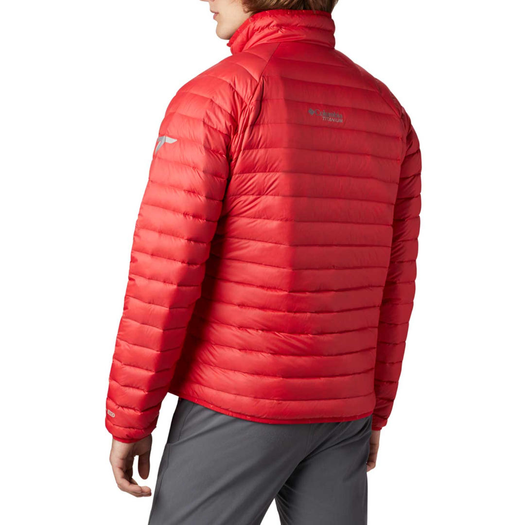 Columbia Men Red Alpha Trail Down Jacket