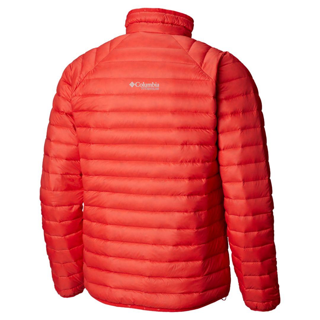 Columbia Men Pink Alpha Trail Down Jacket