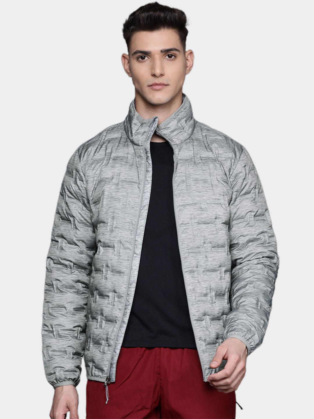 Columbia Men Grey Delta Ridge Down Jacket