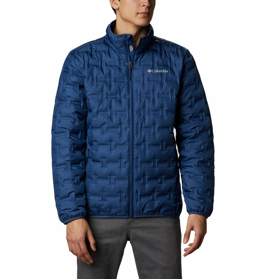 Columbia Men Blue Delta Ridge Down Jacket