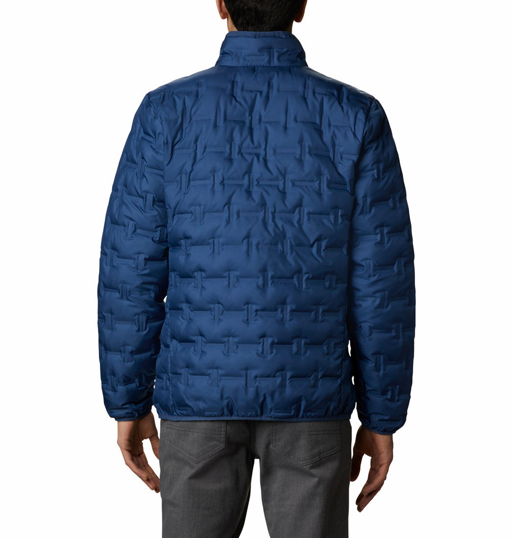 Columbia Men Blue Delta Ridge Down Jacket