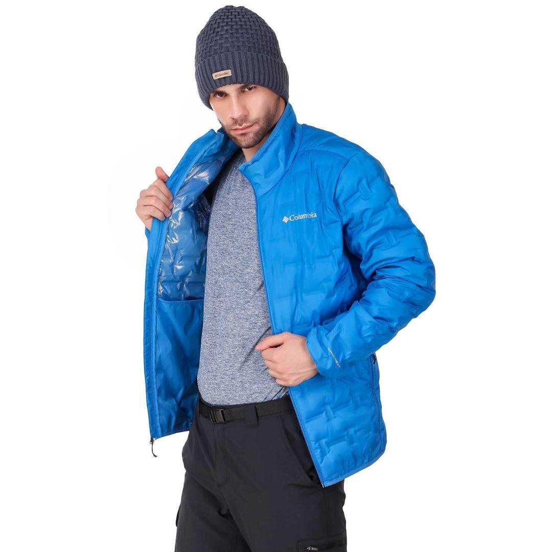 Columbia Men Blue Delta Ridge Down Jacket