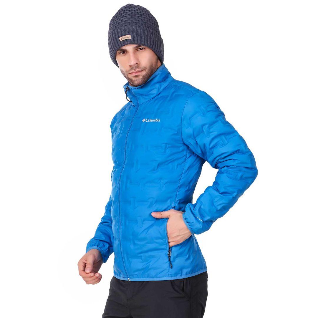 Columbia Men Blue Delta Ridge Down Jacket