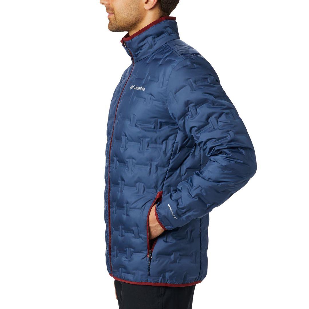 Columbia Men Blue Delta Ridge Down Jacket