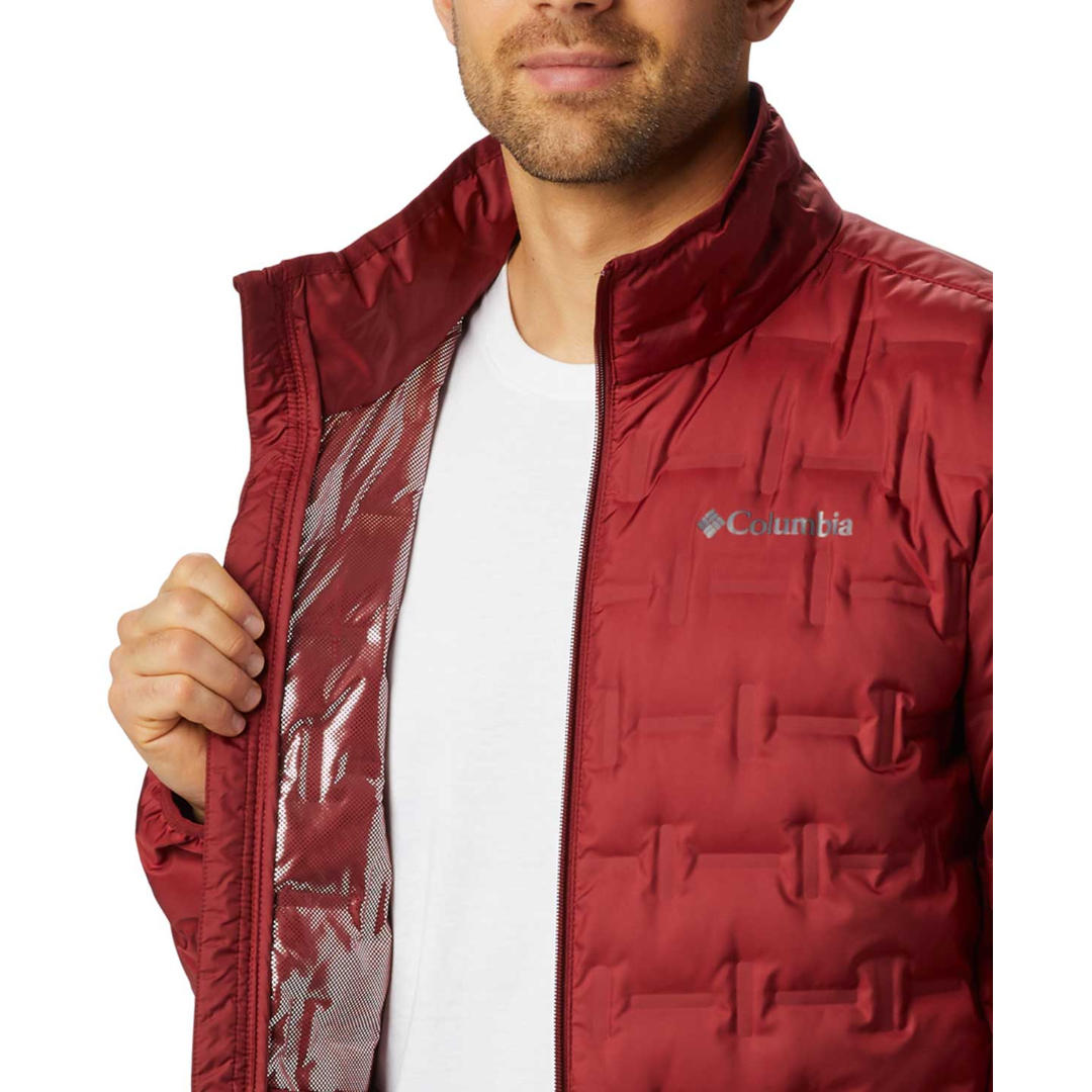 Columbia Men Red Delta Ridge Down Jacket